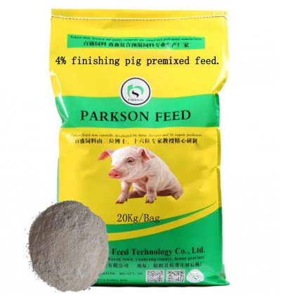 4% de alimento pré-refinado para o crescimento de porcos.